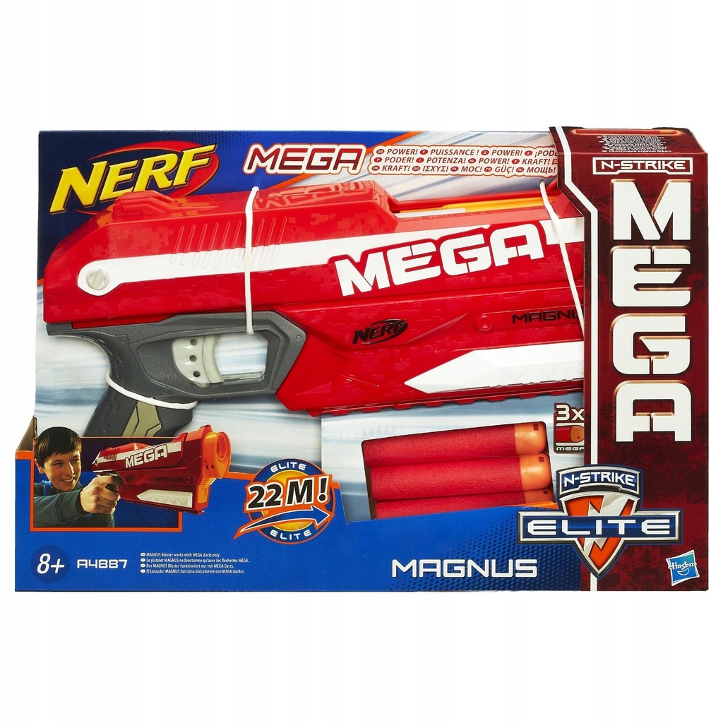 Nerf N-Strike Elite Magnus Mega Pistolet A4887