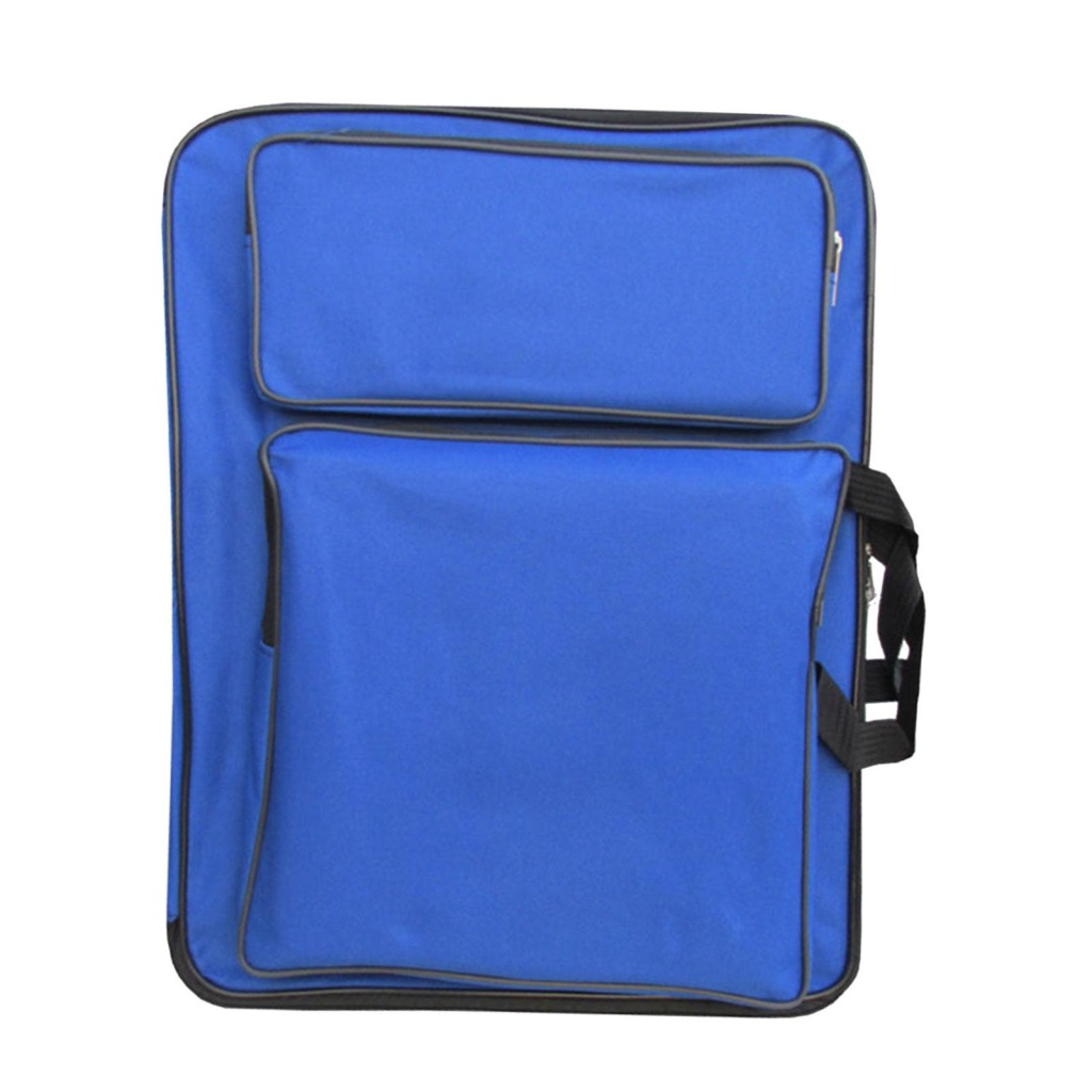 Art Portfolio Case Kids Art Bag Oxford Bags Tote Bag Sketch Bag Dark Blue