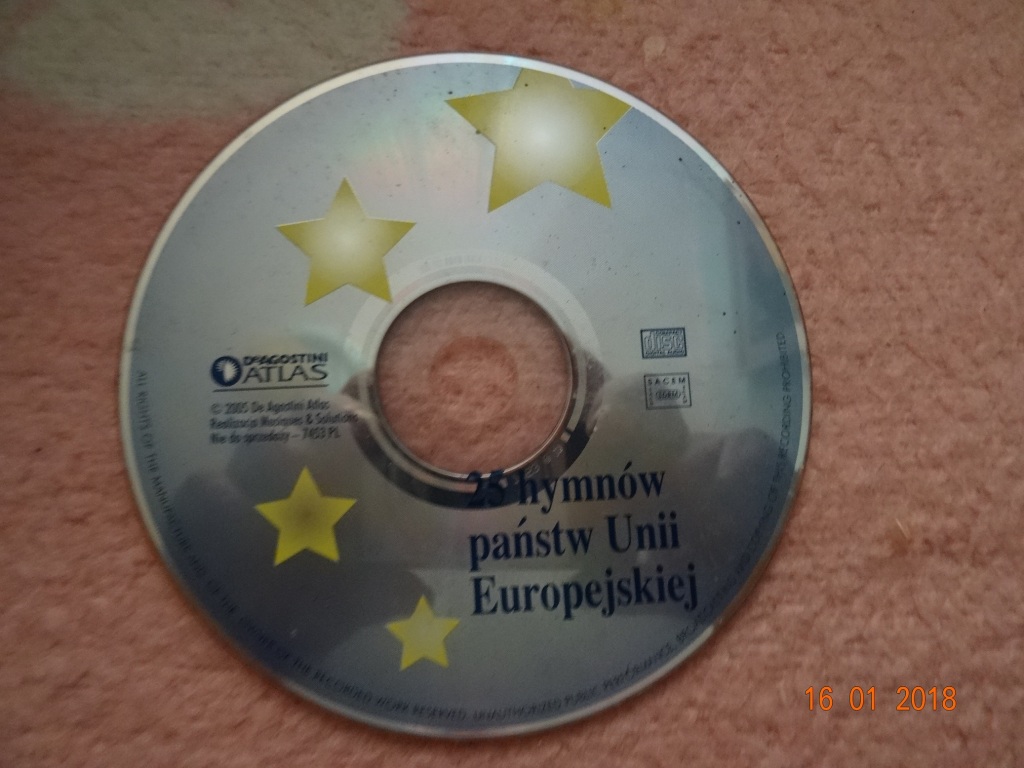 CD 25 hymnów panstw Unii Europejskiej