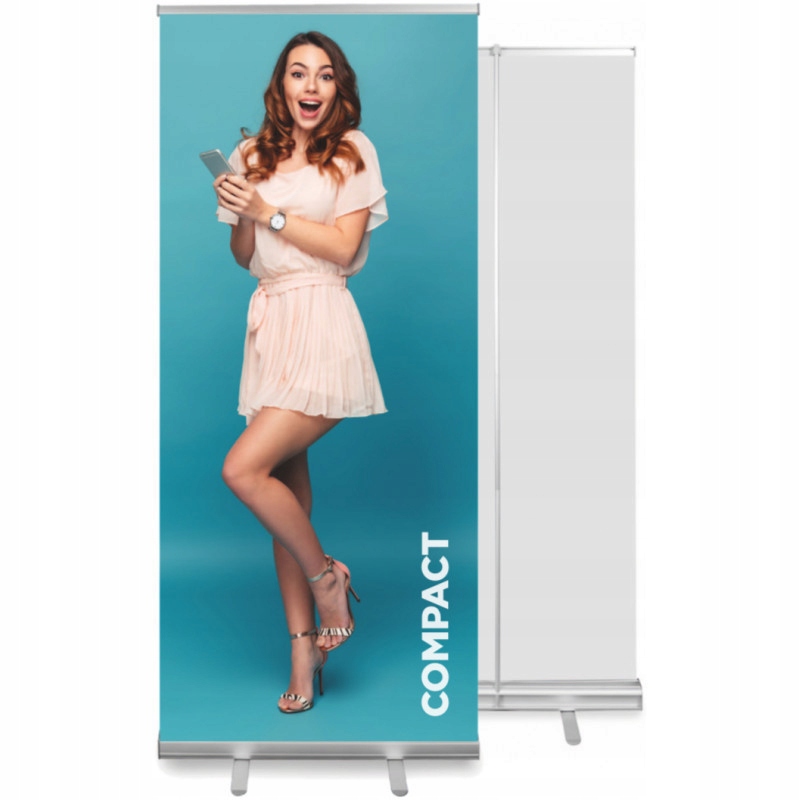 Kaseta rollup 85x200 cm Compact bez wydruku Roll Up!