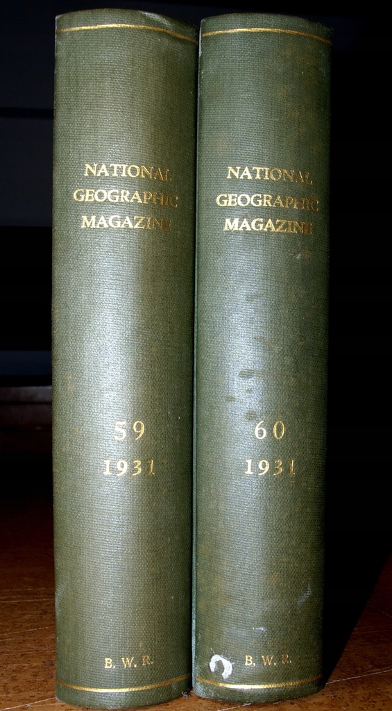 National Geographic z 1931r, cały rocznik CUD