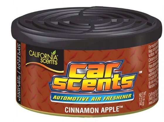 CALIFORNIA CAR SCENTS zapach CINNAMON APPLE
