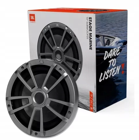 JBL STAGE MARINE 10 głośnik subwoofer do łodzi/jachtów rozmiar 25cm SZARY