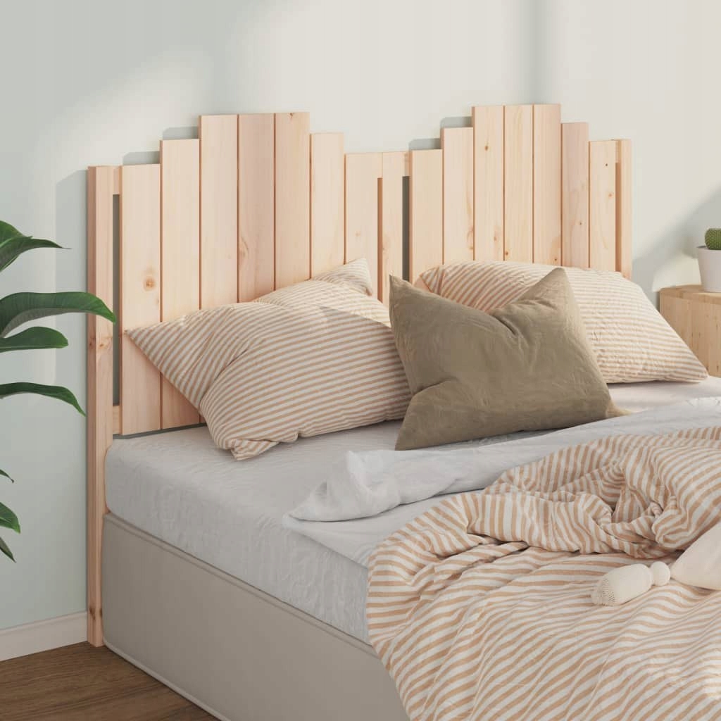 Wezgłowie łóżka, 166x4x110 cm, lite drewno sosnowe