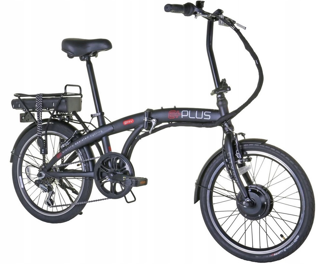 ROWER ELEKTRYCZNY EPLUS 20 CALI SKŁADAK 24V 100km 10443396728