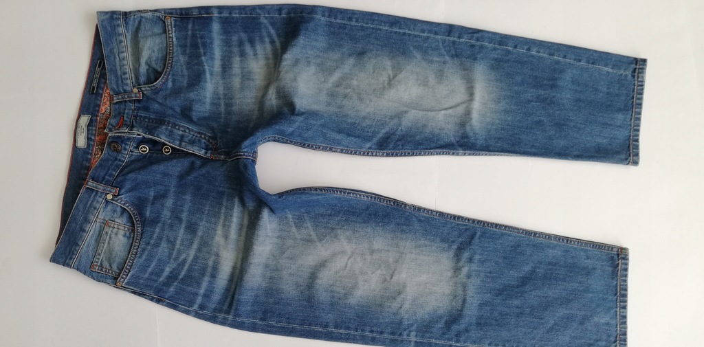 ZARA MAN DENIM COUTURE ROZ.34/30 PAS 90 CM