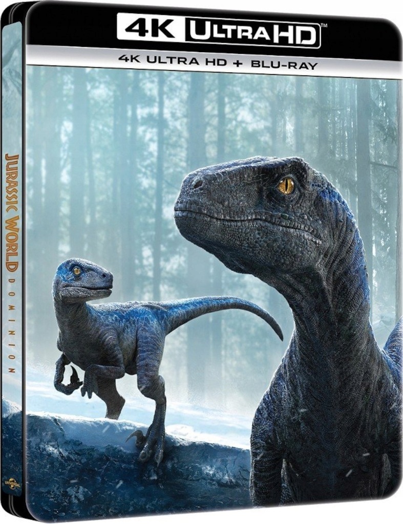 JURASSIC WORLD: DOMINION 4K + Blu-Ray Steelbook