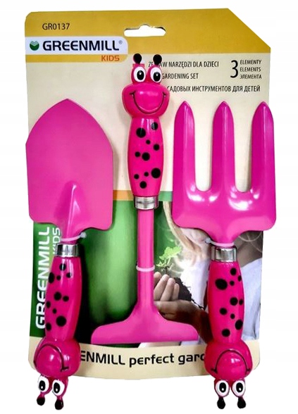 GR ZESTAW NARZĘDZI DLA DZIECI 3ELEMENTOWY GR0137