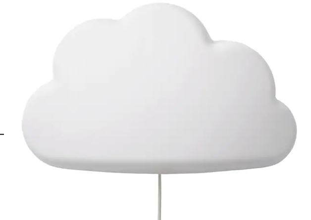 IKEA UPPLYST LAMPKA ŚCIENNA LED CHMURKA KINKIET