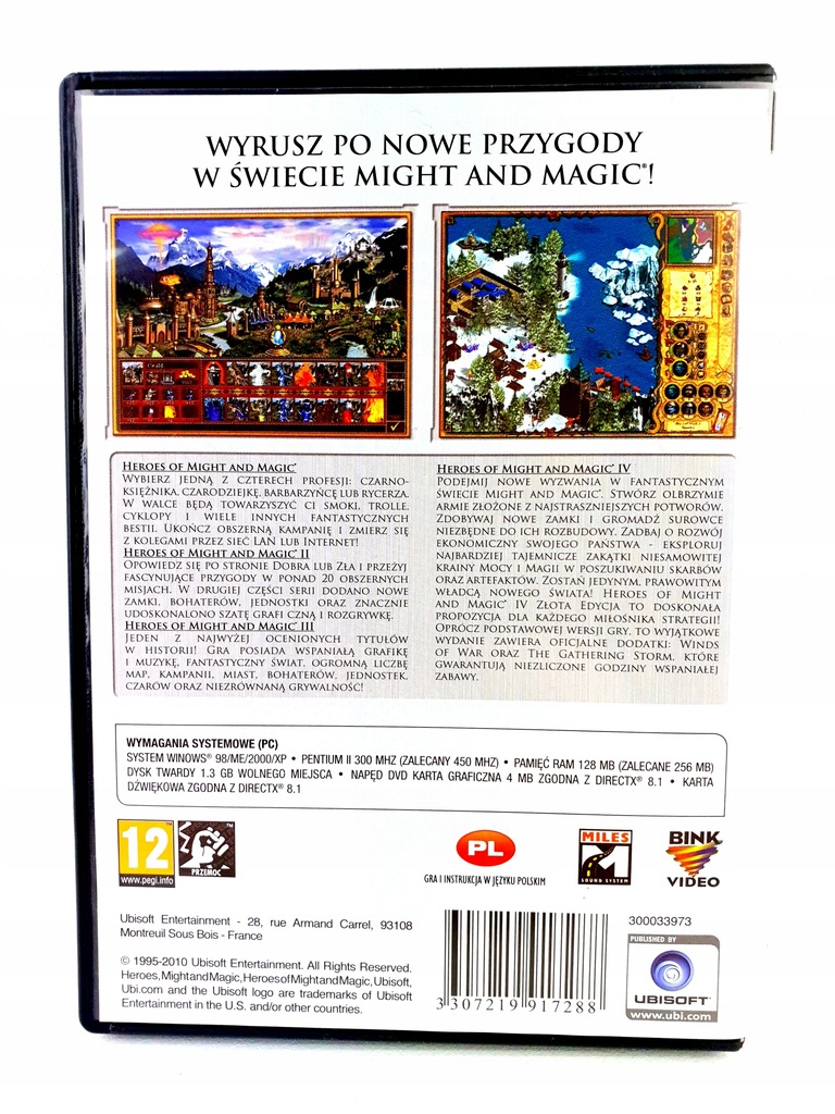 Купить HEROES OF MIGHT AND MAGIC IV 4 GOLD EDITION ПК PL: отзывы, фото ...