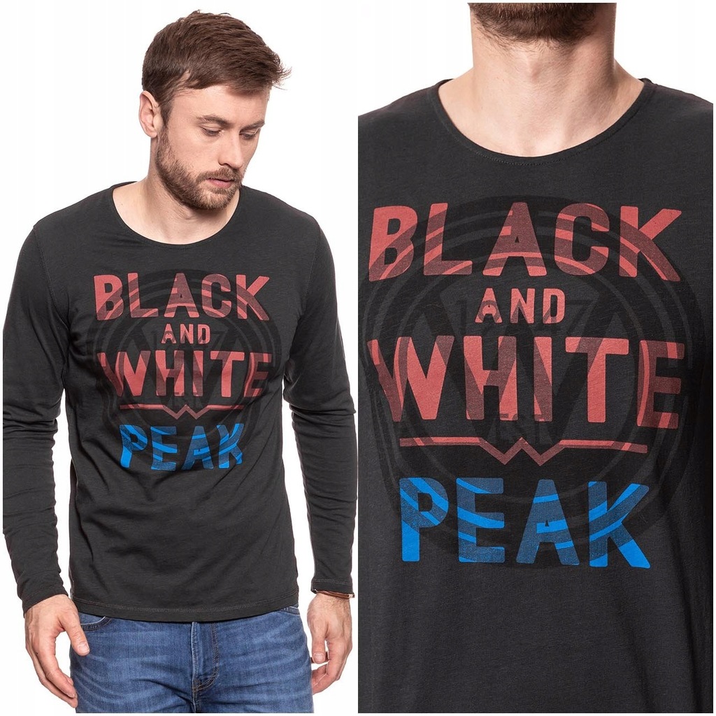 WRANGLER PEAK TEE MĘSKI LONGLSEEVE REGULAR LOGO L