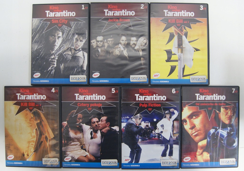 Zestaw DVD - Kino według Tarantino 1-7