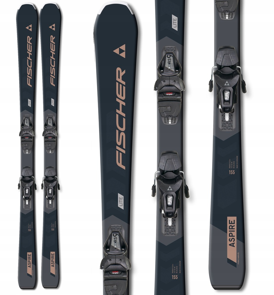 FISCHER 2025 NARTY ZJAZDOWE damskie ASPIRE LITE SLR PRO WS P30623 + RS9 145