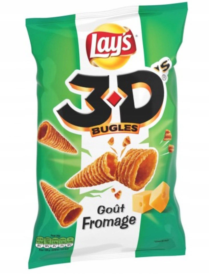 .Lay's 3D's Bugles Gout Fromage