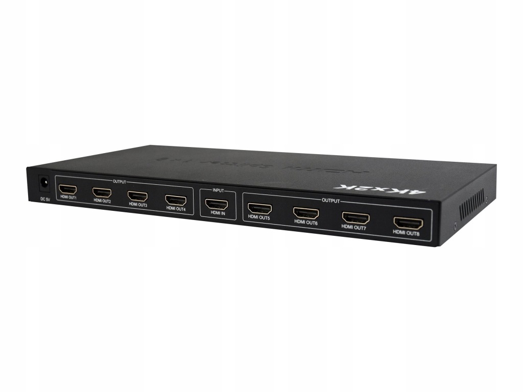 GEMBIRD DSP-8PH4-03 Gembird Video Splitter HDMI 8 portów 1 Nadajnik -> 8