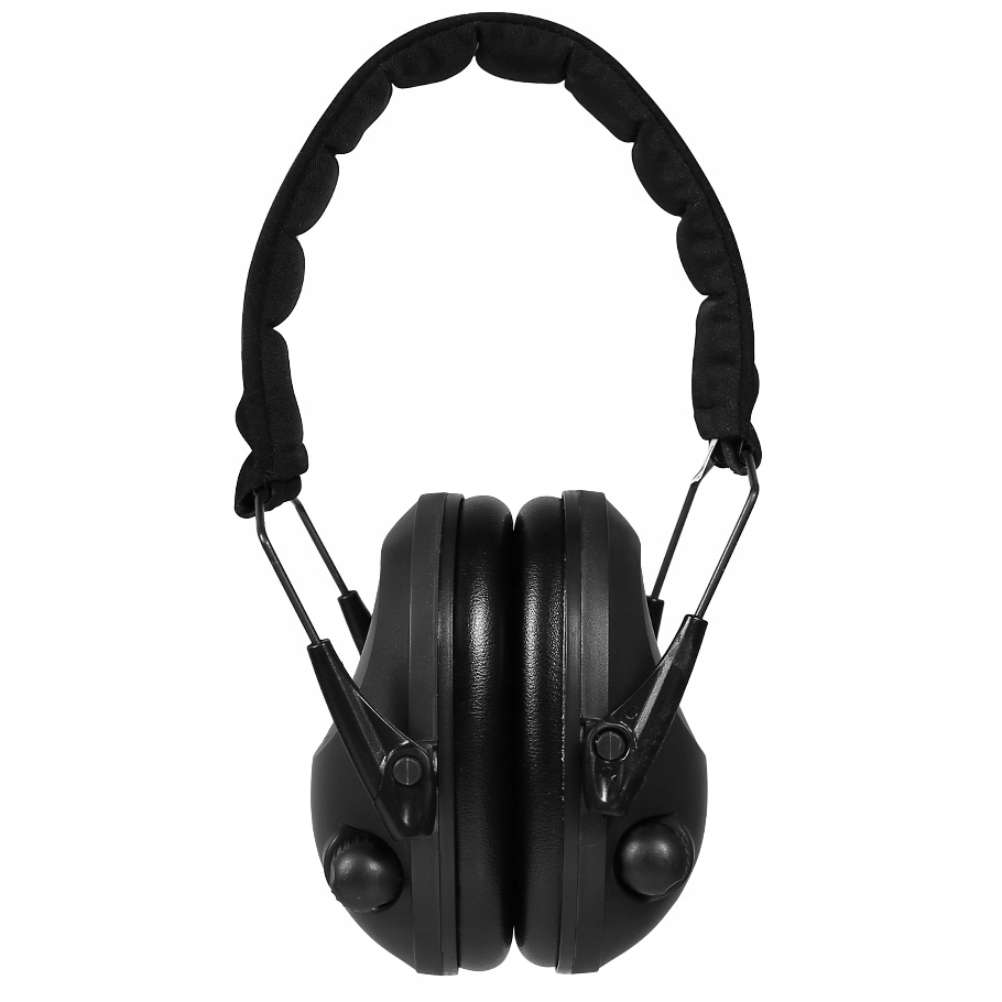 Mil-Tec Słuchawki Aktywne Ochronniki Słuchu Black