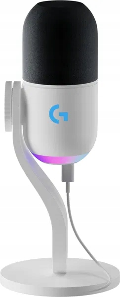 Logitech G Blue Yeti GX Dynamic RGB, kolor złamanej bieli