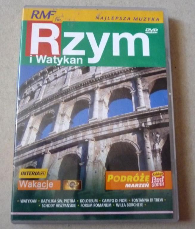 dvd RZYM I WATYKAN podróże marzeń