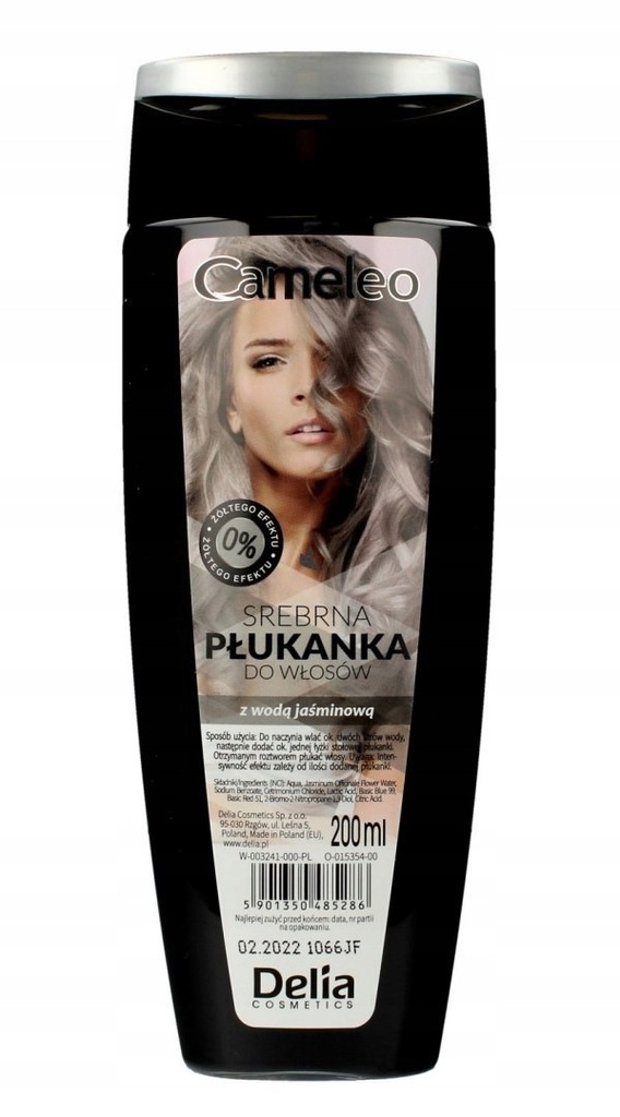 Delia Cosmetics Cameleo Płukanka do włosów srebrna