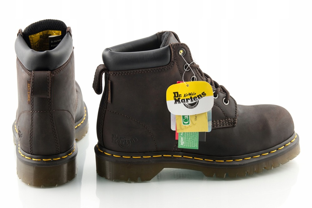 Buty DR. MARTENS FORGE ST z noskami skórzane| 39