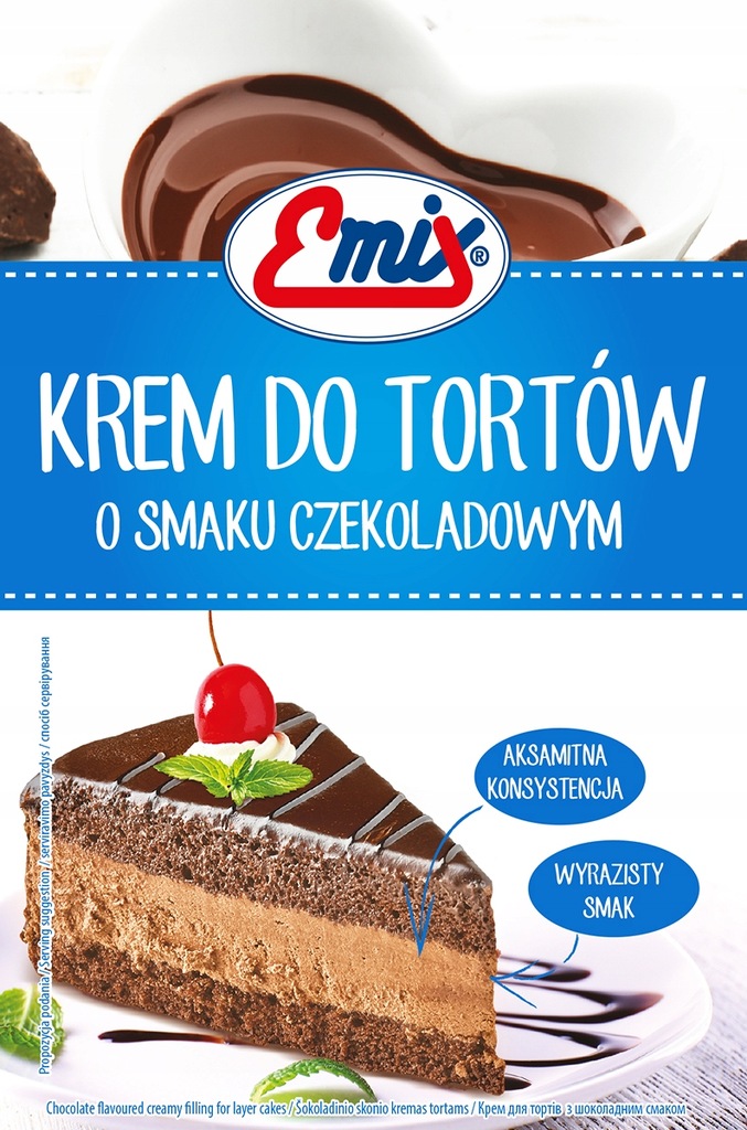 Krem do tortów, ciast , deserów .Czekolada