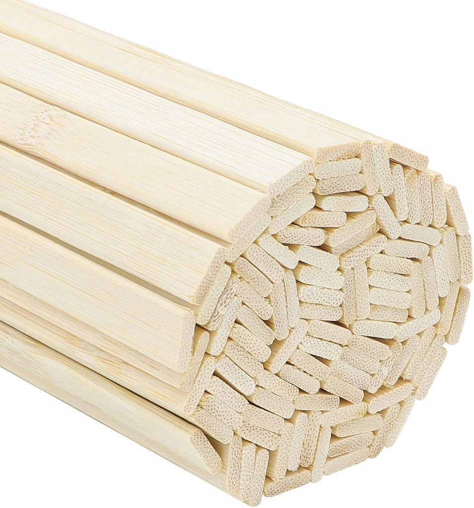 Patyczki Bambusowe DIY Patyki Drewniane 40cm 18szt