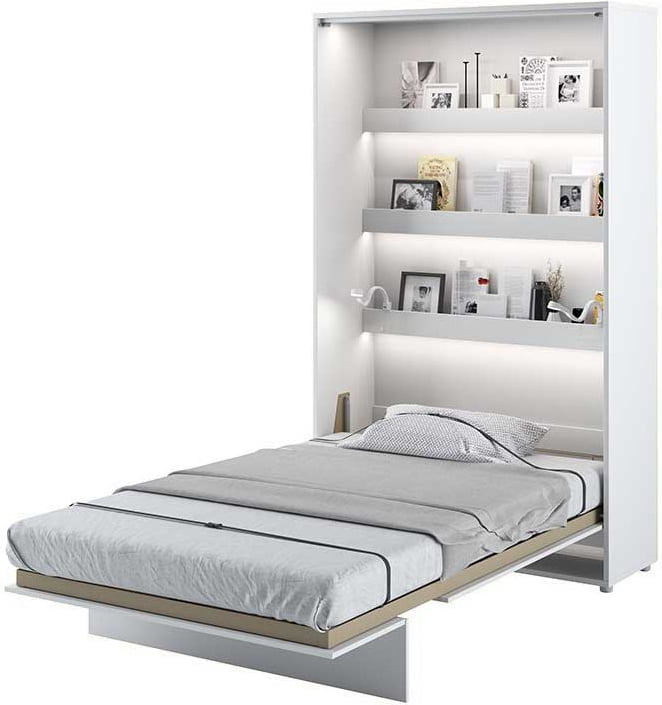 Półkotapczan Biały Połysk 120x200 Bed Concept