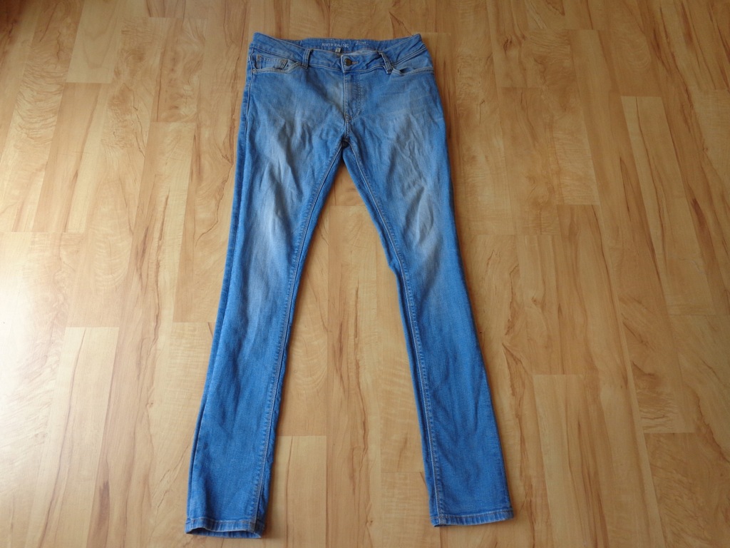 Spodnie River Island skinny strech rozmiar 32/34