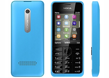 Купить Классический Nokia 301 Синий Синий: отзывы, фото, характеристики в интерне-магазине Aredi.ru