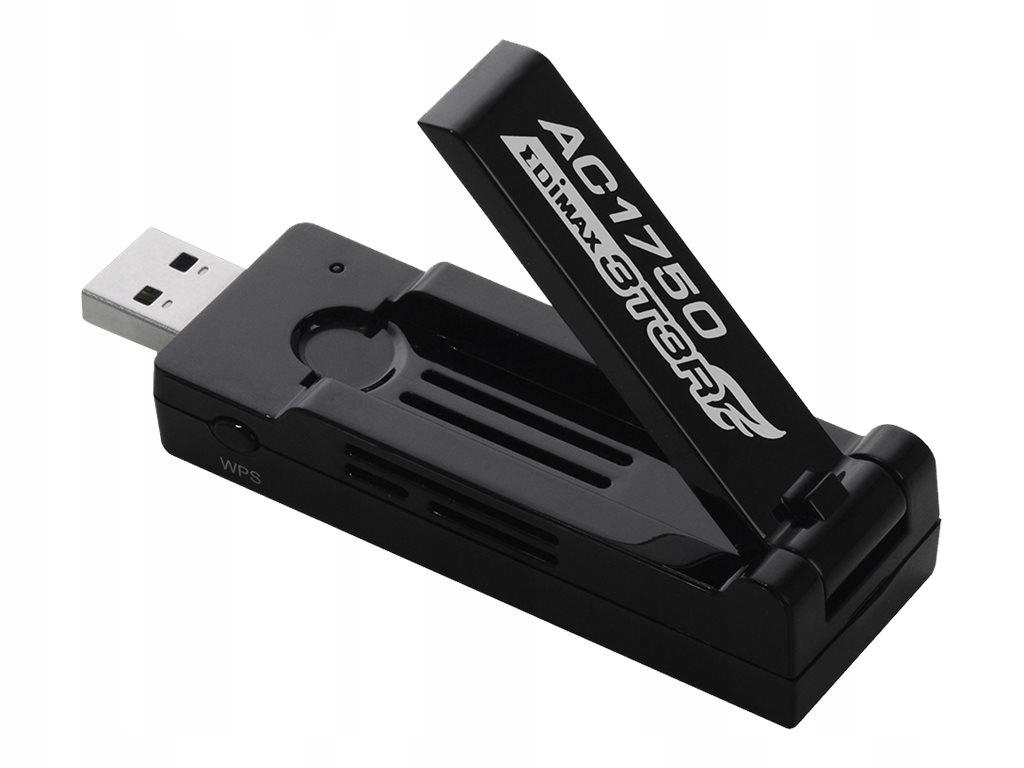 EDIMAX EW-7833UAC Edimax AC1200 Dual Band 802.11ac USB 3.0 adapter, 5GHz +