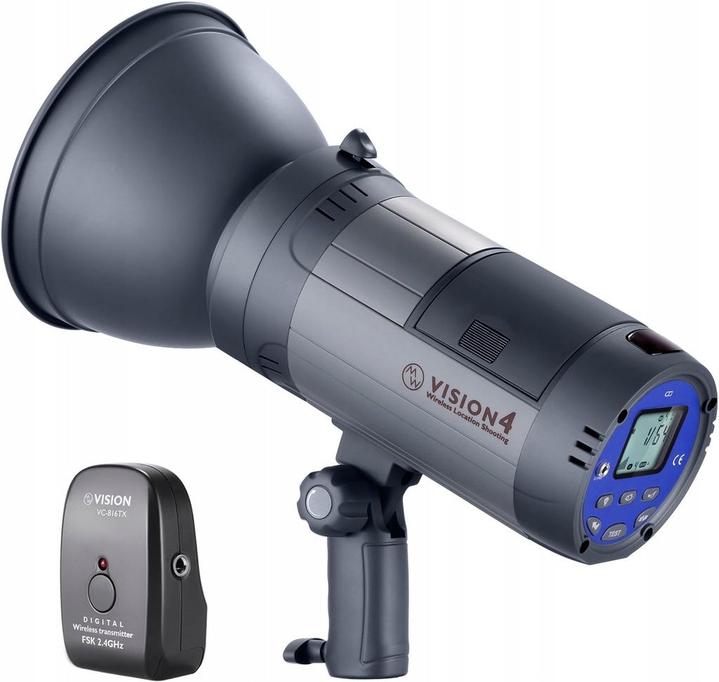 LAMPA BŁYSKOWA OŚWIETLENIE WIDEO NEEWER VISION 4 300W LED 2,4G ZESTAW PRO