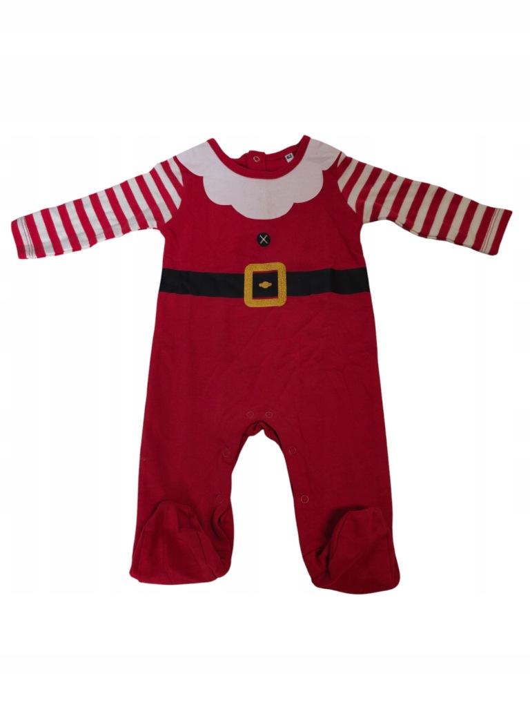 Śpiochy Mikołaj Świąteczne ubranko rozmiar 56 cm Śpioszki dla niemowląt