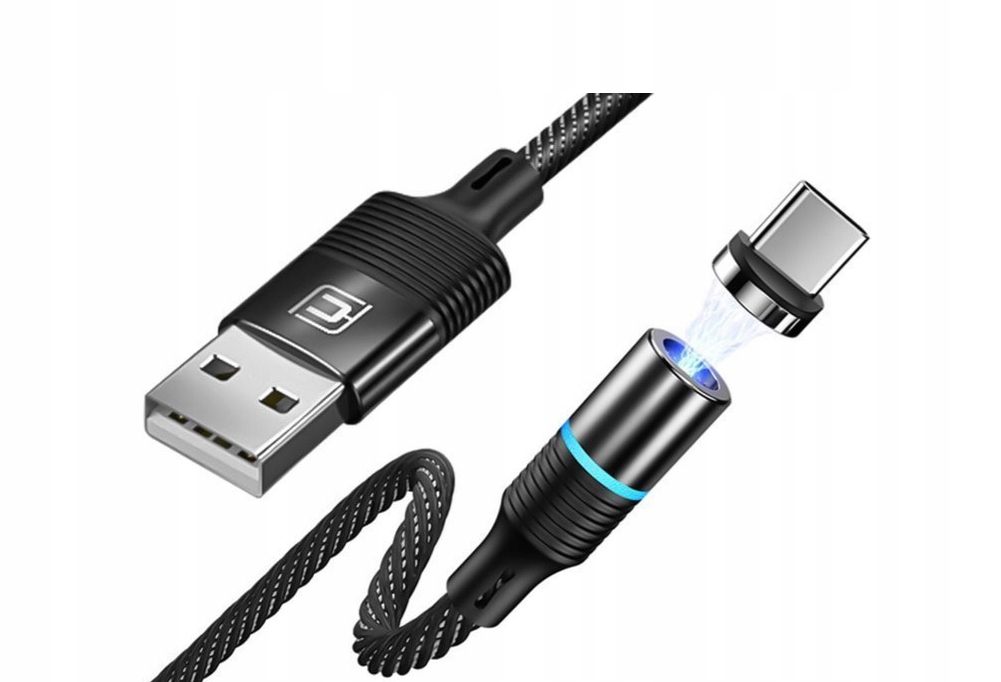 Magnetyczny kabel do ładowarki CAFELE usb-c 2 SZTUKI