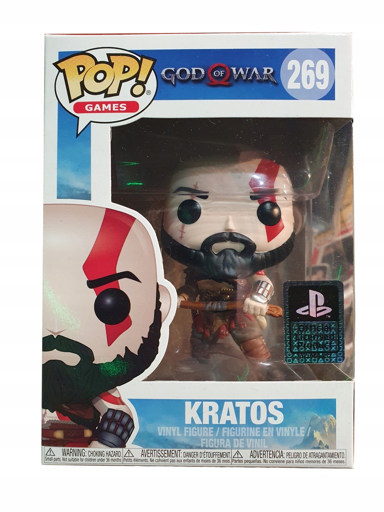 FUNKO POP! GOD OF WAR KRATOS 269 z PL (S) 12567579718 oficjalne archiwum Allegro