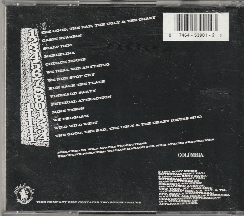 Купить Хороший, плохой, уродливый и сумасшедший /CD, 1994, США: отзывы, фото, характеристики в интерне-магазине Aredi.ru