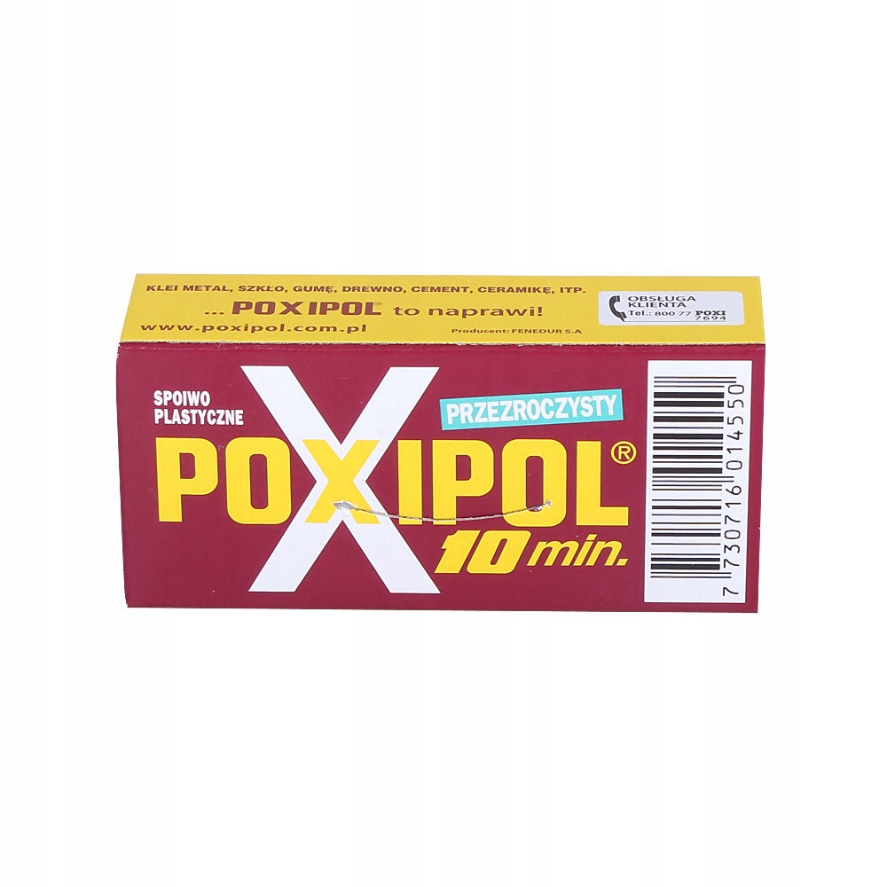 KLEJ "POXIPOL"16G/14ML PRZEZR.(2*TUB:A5G