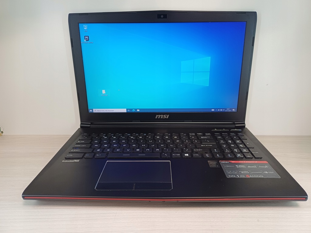 Laptop MSI GL62 i5-6300HQ/8GB/480GB/ - Notebook 15,6"+ zasilacz