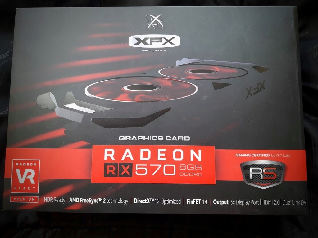 XFX Radeon RX570 RS 8GB DHL w 24hr Fvat