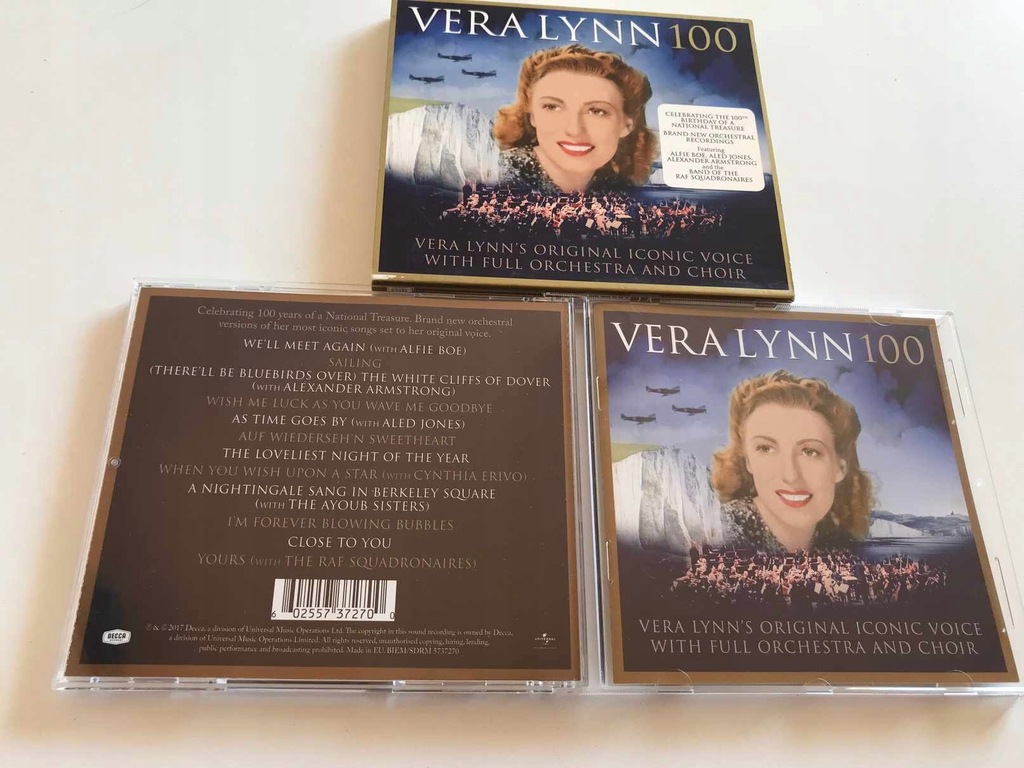 CD Vera Lynn 100 Alfie Boe Aled Jones STAN 6-/6