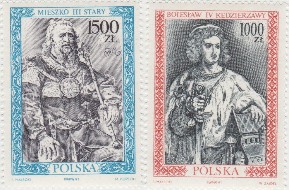 Polska Fi. 3278-79** Poczet królów