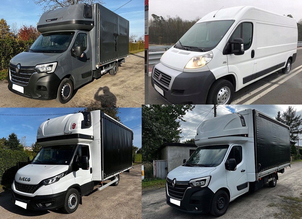 Samochód dostawczy winda kontener wypożyczalnia