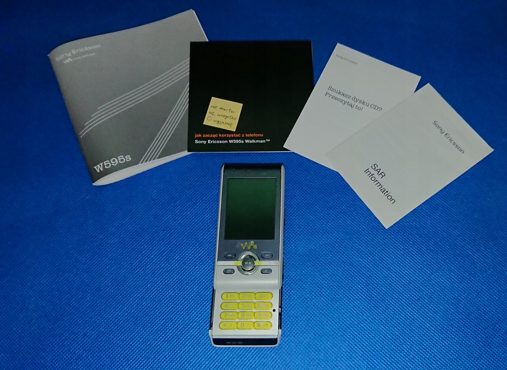 SONY ERICSSON W595s + pudełko