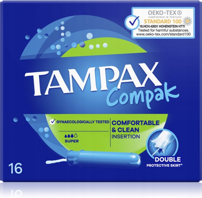 Tampax Compak Super tampony z aplikatorem