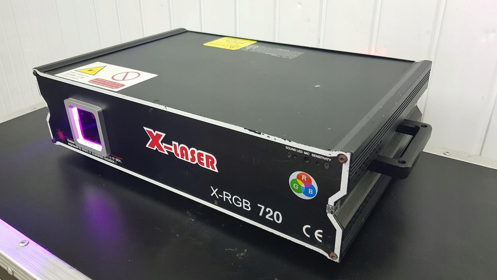 X Laser X 720 RGB 2W 2000mW ILDA Lasershow MOCNY