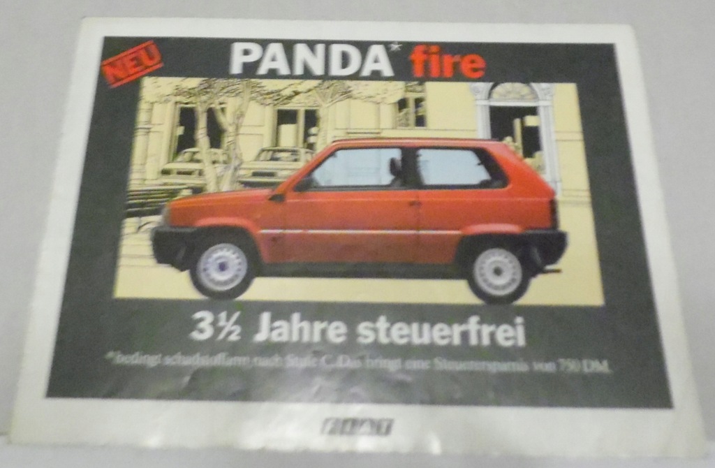 Prospekt FIAT PANDA fire - katalog Okazja