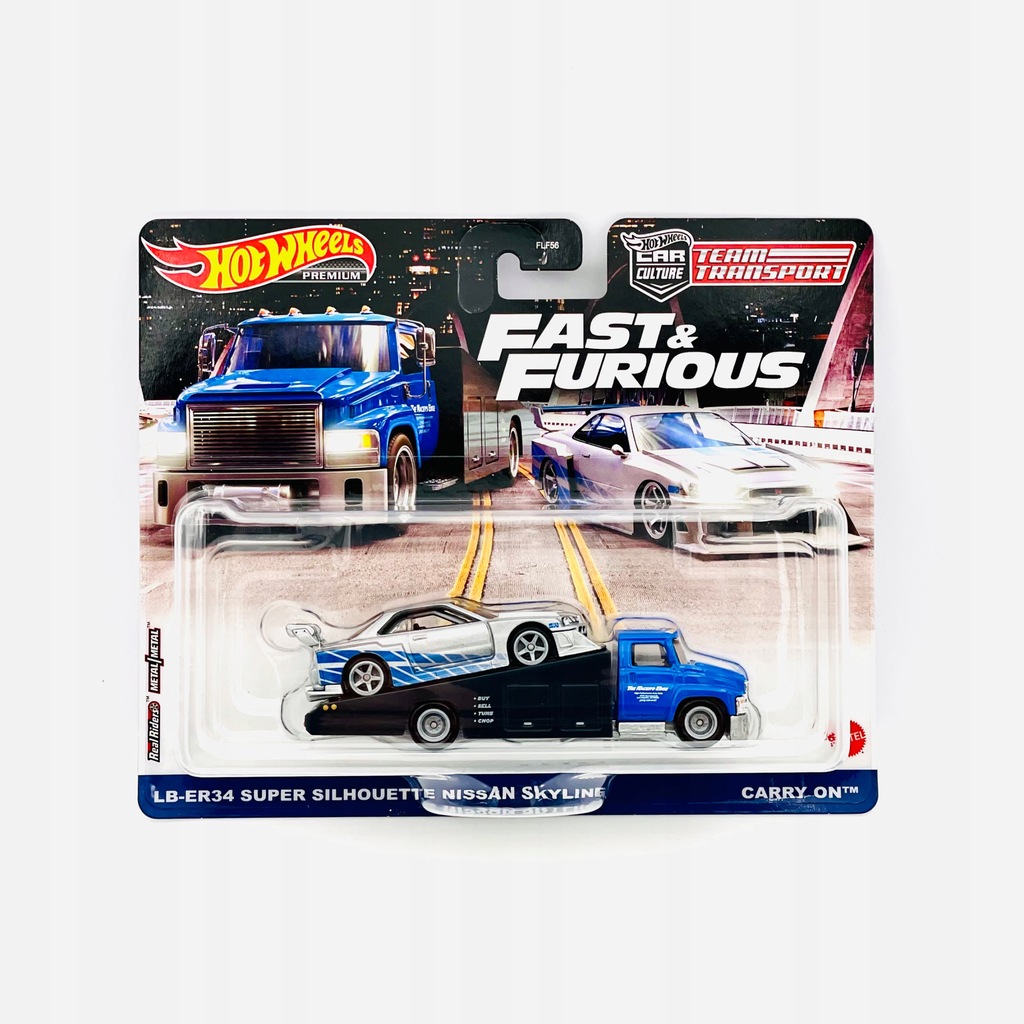 HOT WHEELS PREMIUM TRANSPORT LB-ER34 SUPER SILHOUETTE NISSAN