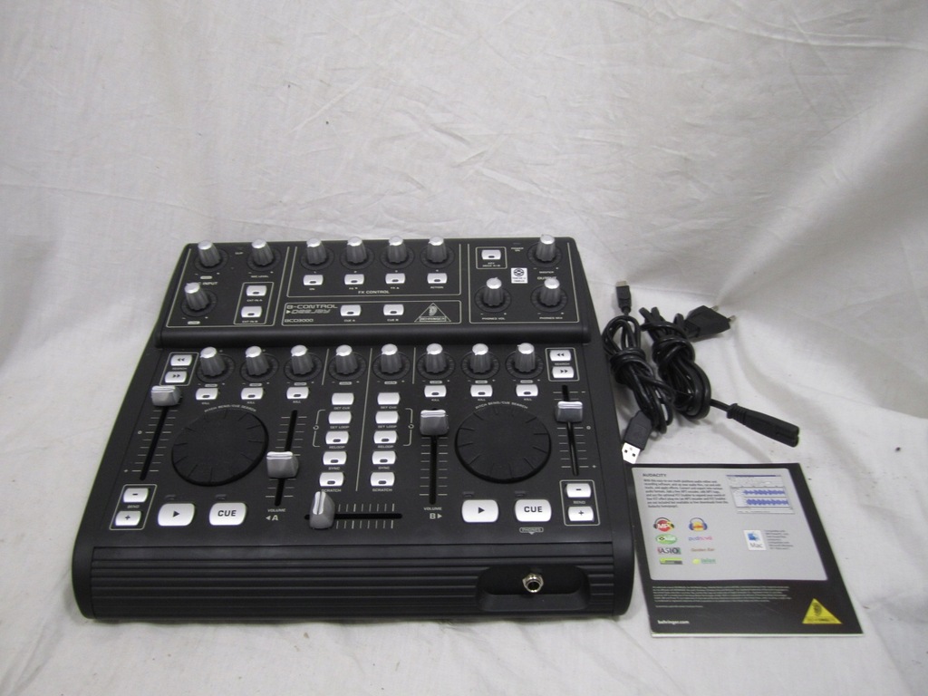 Mikser BEHRINGER B-Control Deejay BCD3000 +Płytki