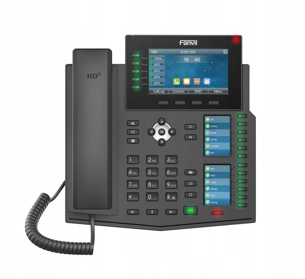 Telefon VoIP Fanvil X6U IPV6 HD AudioRJ45 1000Mb/s