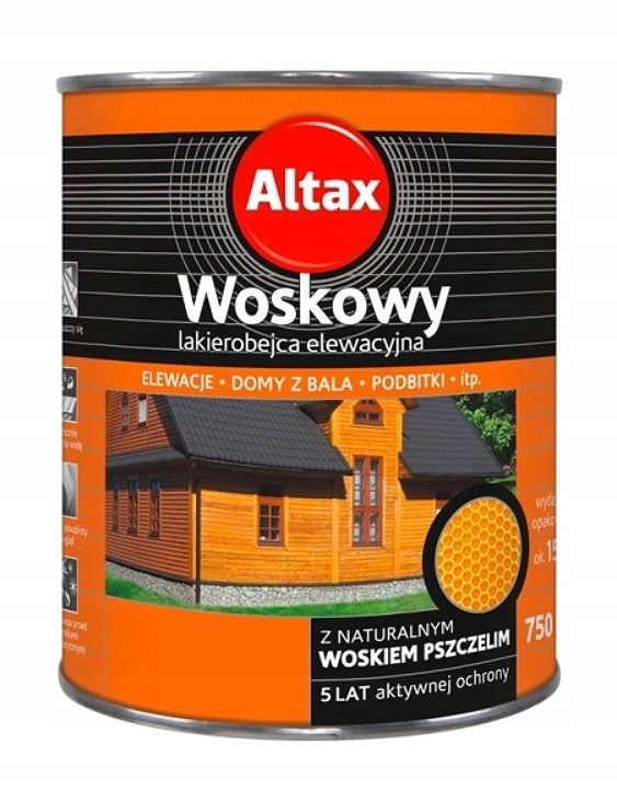 ALTAX LAKIEROBEJCA ELEWACYJNA WOSKOWA 0,75L