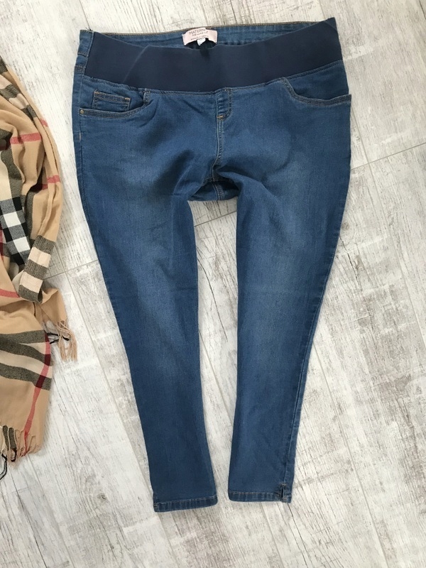 dorothy perkins jeans ciążowe ciążówki RURKI 42